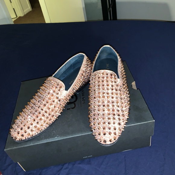 gold prom shoes for guys